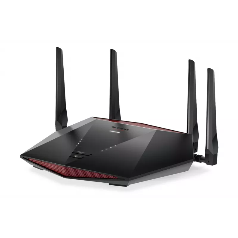 NETGEAR Nighthawk XR1000 WiFi 6 mänguruuter, Wi-Fi 6 (802.11ax), kahesageduslik (2,4 GHz / 5 GHz), Ethernet LAN, must, lauaruuter