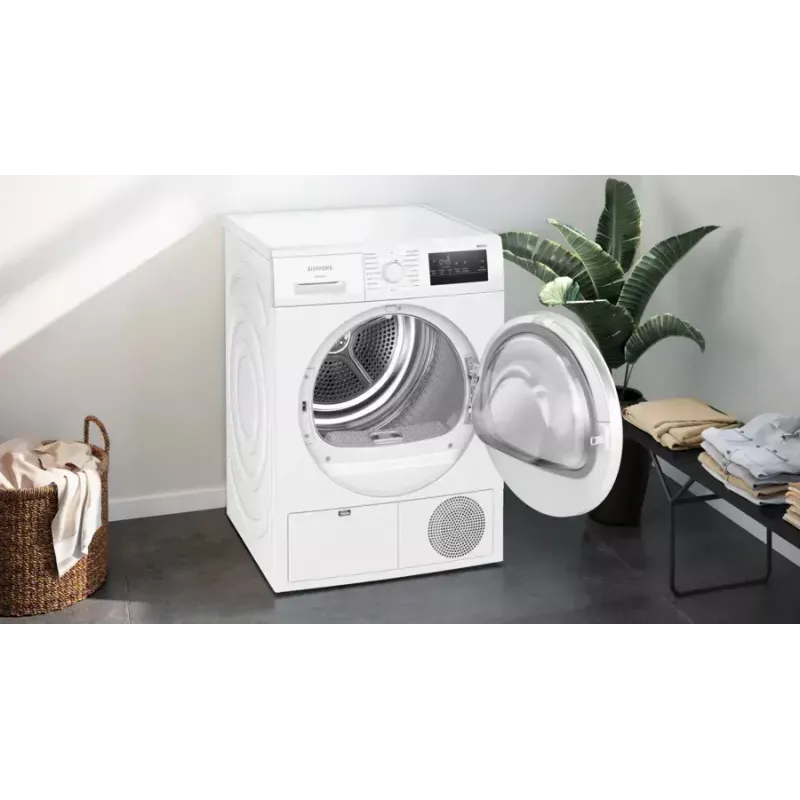 Siemens iQ300 WT43H004 pesukuivati Eraldiseisev Eestlaetav 8 kg Valge