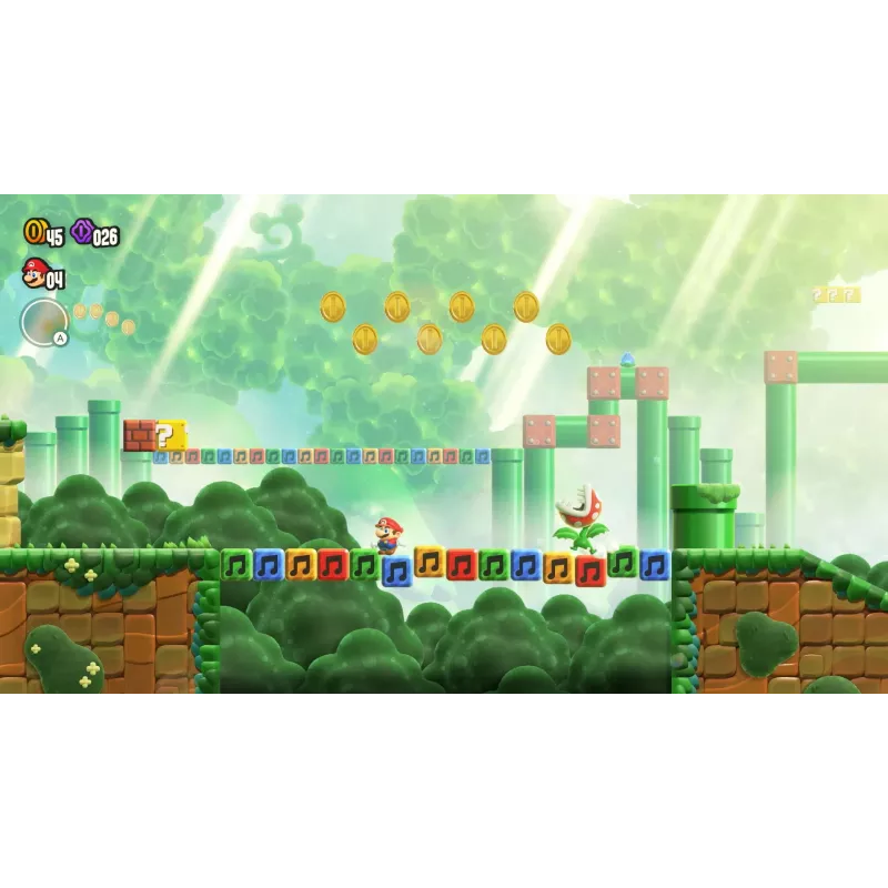 Nintendo Super Mario Bros. Wonder Standard traditsiooniline hiina, saksa, hollandi, inglise, hispaania, prantsuse, itaalia, jaapani, korea, portugali, vene Nintendo Switch