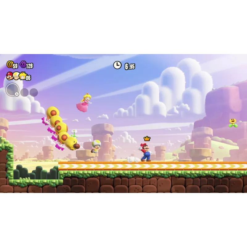 Nintendo Super Mario Bros. Wonder Standard traditsiooniline hiina, saksa, hollandi, inglise, hispaania, prantsuse, itaalia, jaapani, korea, portugali, vene Nintendo Switch