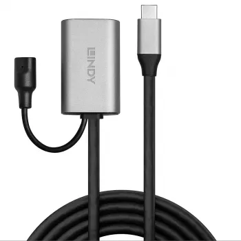 Lindy 5m USB 3.2 Gen 1 C/C aktiivne pikendus, 5 m, USB C, USB C, USB 3.2 Gen 1 (3.1 Gen 1), 5 Gbit/s, must
