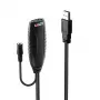 Lindy 10m USB 3.0 aktiivne pikendus, 10 m, USB A, USB A, USB 3.2 Gen 1 (3.1 Gen 1), 5 Gbit/s, Must