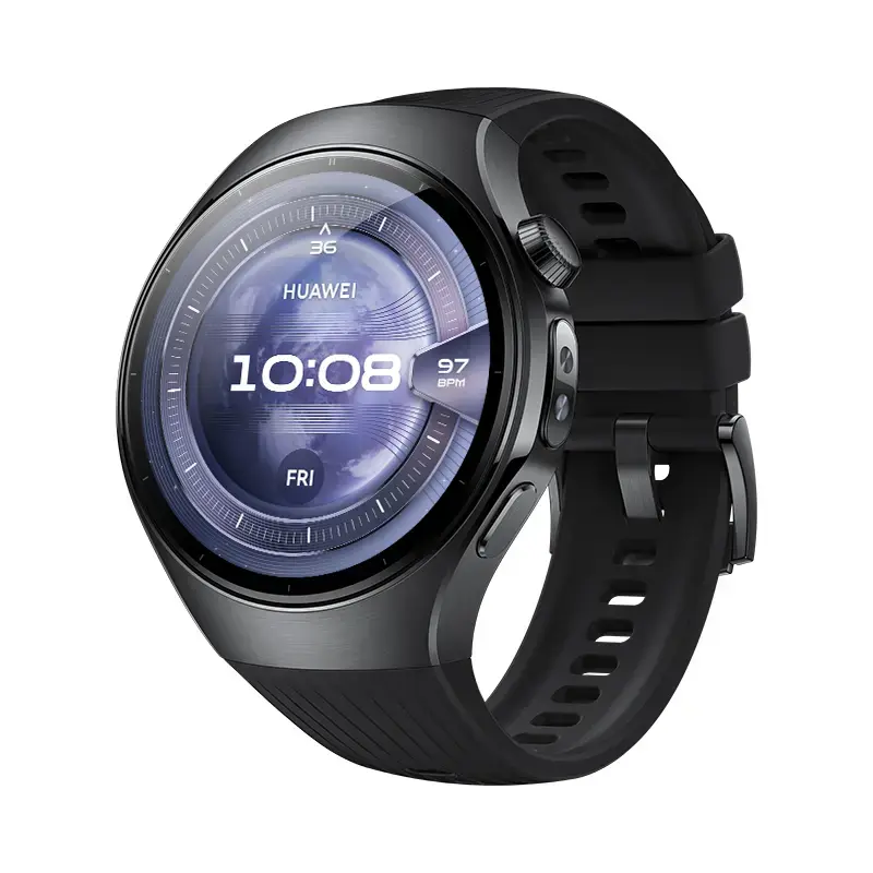 Nutikell HUAWEI WATCH 5 — ümar 46 mm, 1,38-tolline ekraan, GPS, Bluetooth, mobiilsidevõrk, must