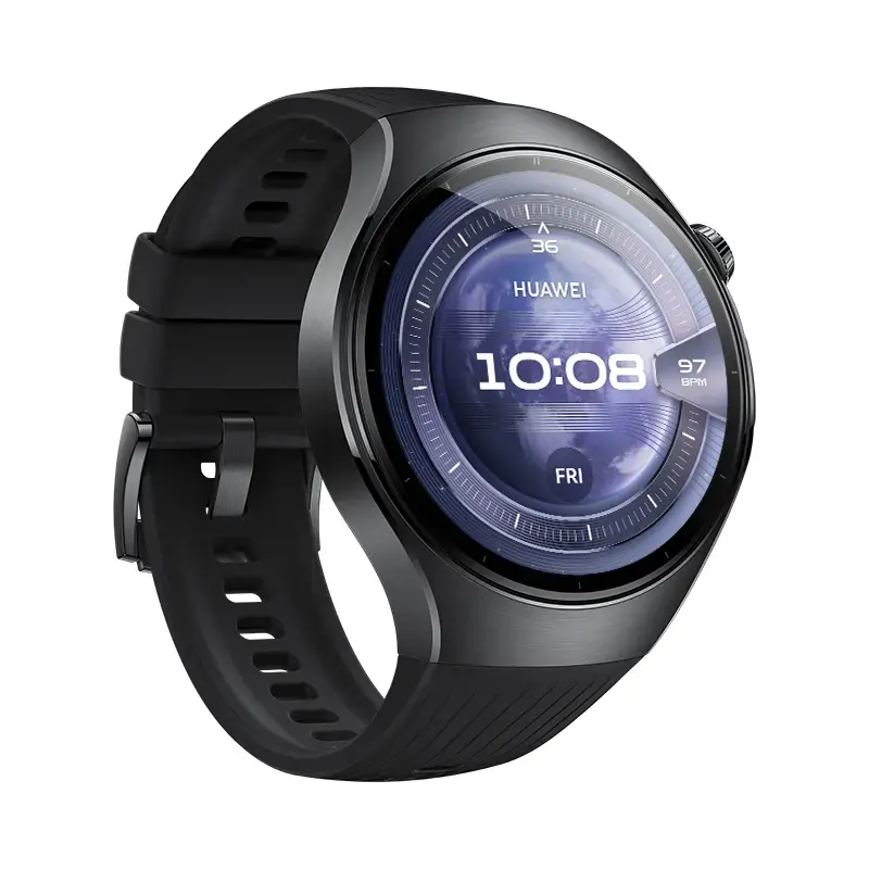 Nutikell HUAWEI WATCH 5 — ümar 46 mm, 1,38-tolline ekraan, GPS, Bluetooth, mobiilsidevõrk, must