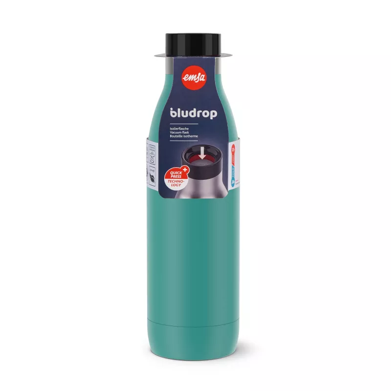 EMSA Bludrop Color N31110 Igapäevaseks kasutuseks 700 ml Roostevaba teras Roheline