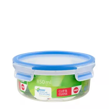 EMSA 508552 toidunõu ümar kauss 0,85 L läbipaistev 1 tk
