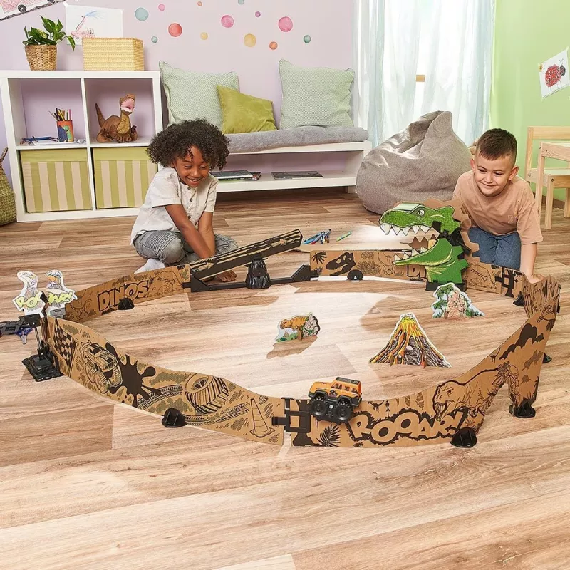 Mängurada VTech Car-Board Racers Dino Adventure Set, rada