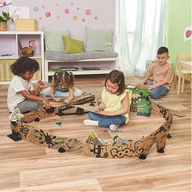 Mängurada VTech Car-Board Racers Dino Adventure Set, rada