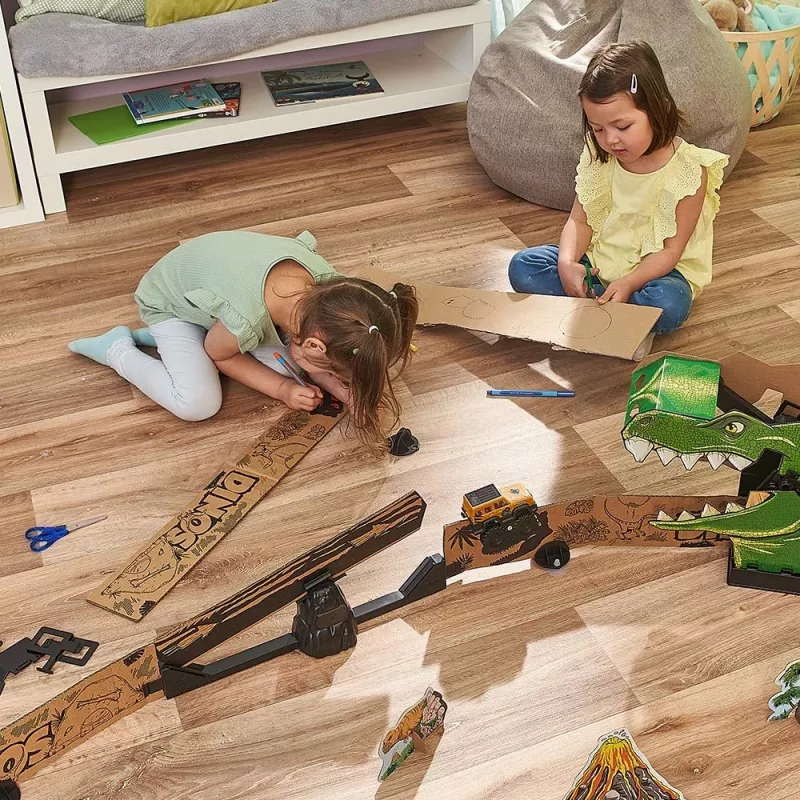 Mängurada VTech Car-Board Racers Dino Adventure Set, rada