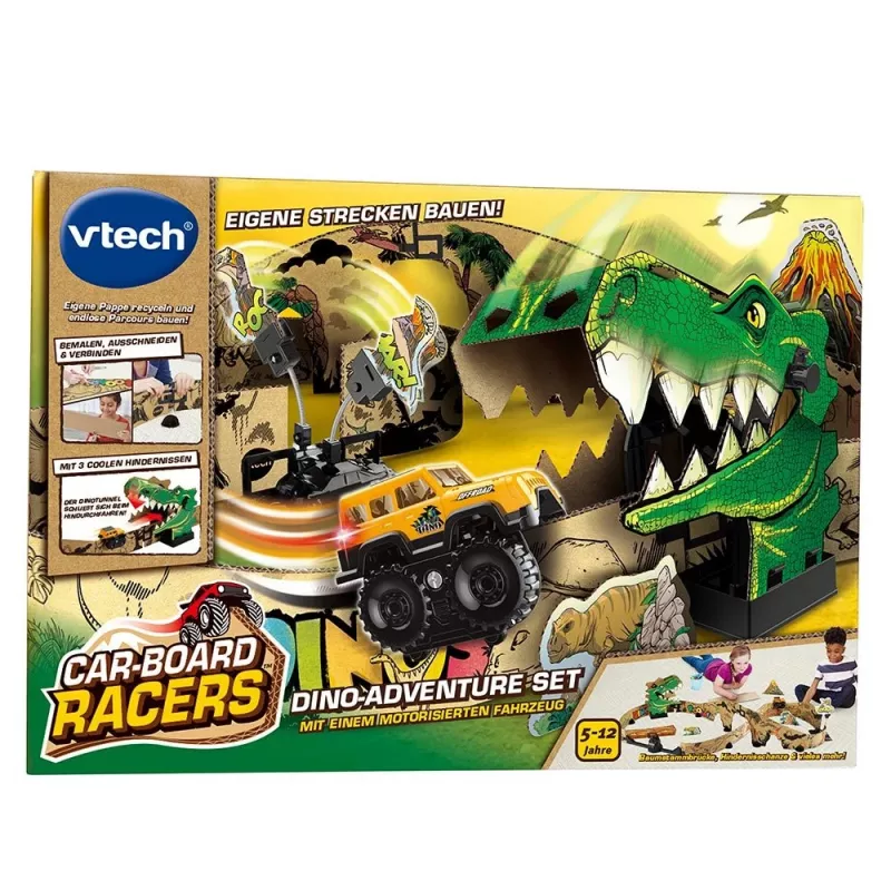 Mängurada VTech Car-Board Racers Dino Adventure Set, rada