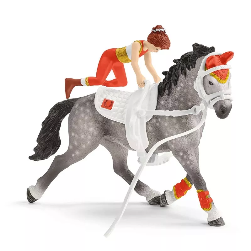 Mängukomplekt Schleich HORSE CLUB Mia voltigeerimiskomplekt