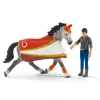 Mängukomplekt Schleich HORSE CLUB Mia voltigeerimiskomplekt