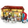 schleich FARM WORLD Hobusetall, Talu, Taluloomad / talumänguasjad, 3 a, Mitmevärviline, Plastik