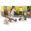 schleich FARM WORLD Hobusetall, Talu, Taluloomad / talumänguasjad, 3 a, Mitmevärviline, Plastik