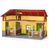 schleich FARM WORLD Hobusetall, Talu, Taluloomad / talumänguasjad, 3 a, Mitmevärviline, Plastik