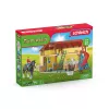 schleich FARM WORLD Hobusetall, Talu, Taluloomad / talumänguasjad, 3 a, Mitmevärviline, Plastik