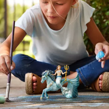Figuur Schleich BAYALA Merineitsi Eyela veealusel hobusel
