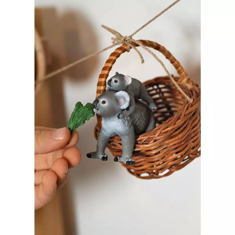 Schleich WILD LIFE Ema koaala ja poeg 42566 rohekashall