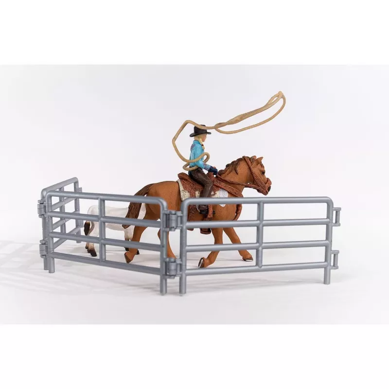 schleich Cowgirl Team Roping Fun, 3 a, Mitmevärviline