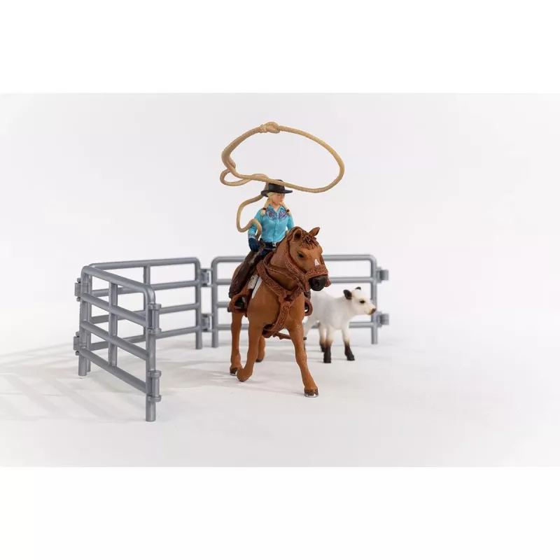 schleich Cowgirl Team Roping Fun, 3 a, Mitmevärviline