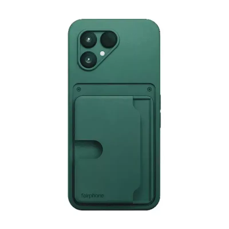 Kaardihoidja Fairphone'i mobiiltelefoni ümbrisele — mudel F6CRDH-1GR-WW1, roheline, plast, 73,1×106,5×8,4 mm