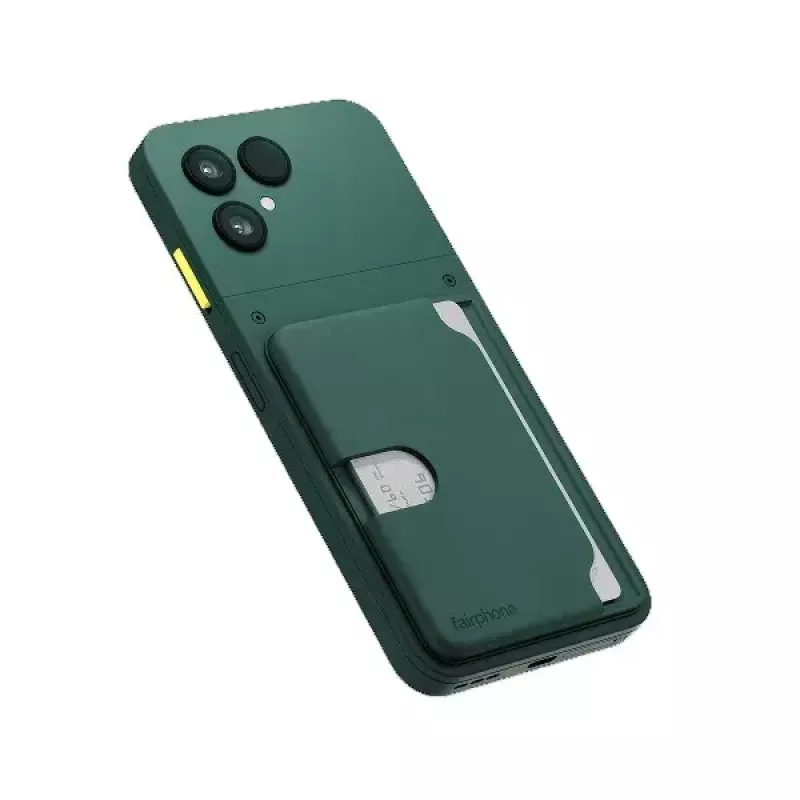 Kaardihoidja Fairphone'i mobiiltelefoni ümbrisele — mudel F6CRDH-1GR-WW1, roheline, plast, 73,1×106,5×8,4 mm