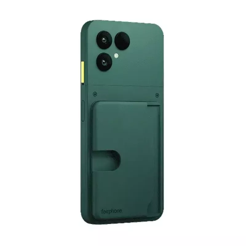 Kaardihoidja Fairphone'i mobiiltelefoni ümbrisele — mudel F6CRDH-1GR-WW1, roheline, plast, 73,1×106,5×8,4 mm