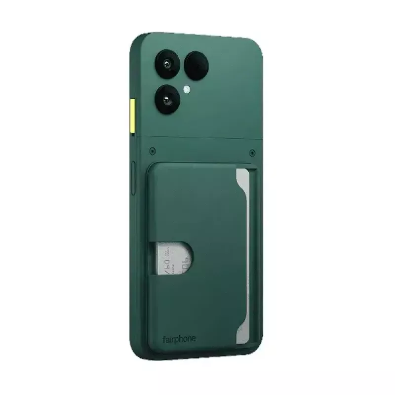 Kaardihoidja Fairphone'i mobiiltelefoni ümbrisele — mudel F6CRDH-1GR-WW1, roheline, plast, 73,1×106,5×8,4 mm