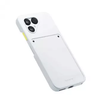Kaitsev telefoniümbris Fairphone v1 Fairphone'ile (Gen. 6) – kate, sobib 16 cm (6,3 tolli) ekraanidele, valge