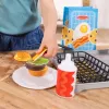 Melissa & Doug Flip & Fry Grill mängukomplekt Water WOW värvimuutva mängutoiduga, eelkooliealine mänguasi, vanusele 3+