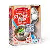 Melissa & Doug Simmer & Stir Stovetop Play Set koos Water WOW värvimuutva mängutoiduga, eelkooliealine mänguasi, vanusele 3+
