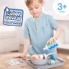 Melissa & Doug Simmer & Stir Stovetop Play Set koos Water WOW värvimuutva mängutoiduga, eelkooliealine mänguasi, vanusele 3+
