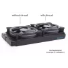 Jahutussüsteem Alphacool 24831 Silicone Must 14cm Fan