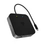 ICY BOX 7-in-1 USB4® dokkimisjaam kahe video väljundiga, juhtmega, USB4, 60 W, 3.5 mm, 10,100,1000 Mbit/s, antratsiit