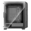 PC Midi Torni korpus XILENCE Performance A+ BREEZE II — must, karastatud klaas, toetab ATX/Micro‑ATX/Mini‑ITX, 3x140mm ees, 1x120mm taga