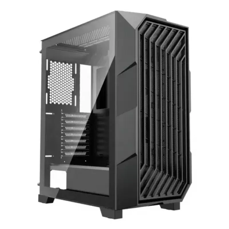 PC Midi Torni korpus XILENCE Performance A+ BREEZE II — must, karastatud klaas, toetab ATX/Micro‑ATX/Mini‑ITX, 3x140mm ees, 1x120mm taga