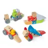Puidust ühendatavate sõidukite ehituskomplekt Melissa & Doug Blockables, 54 tk, ühendatav, FSC-sertifikaadiga