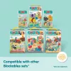 Puidust ühendatavate sõidukite ehituskomplekt Melissa & Doug Blockables, 54 tk, ühendatav, FSC-sertifikaadiga