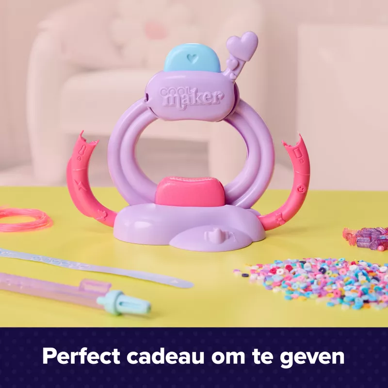 Käevõru meisterdamiskomplekt Spin Master Cool Maker Stack'd Heishi Bracelet Studio — käsitöökomplekt heishi-stiilis käevõrude valmistamiseks