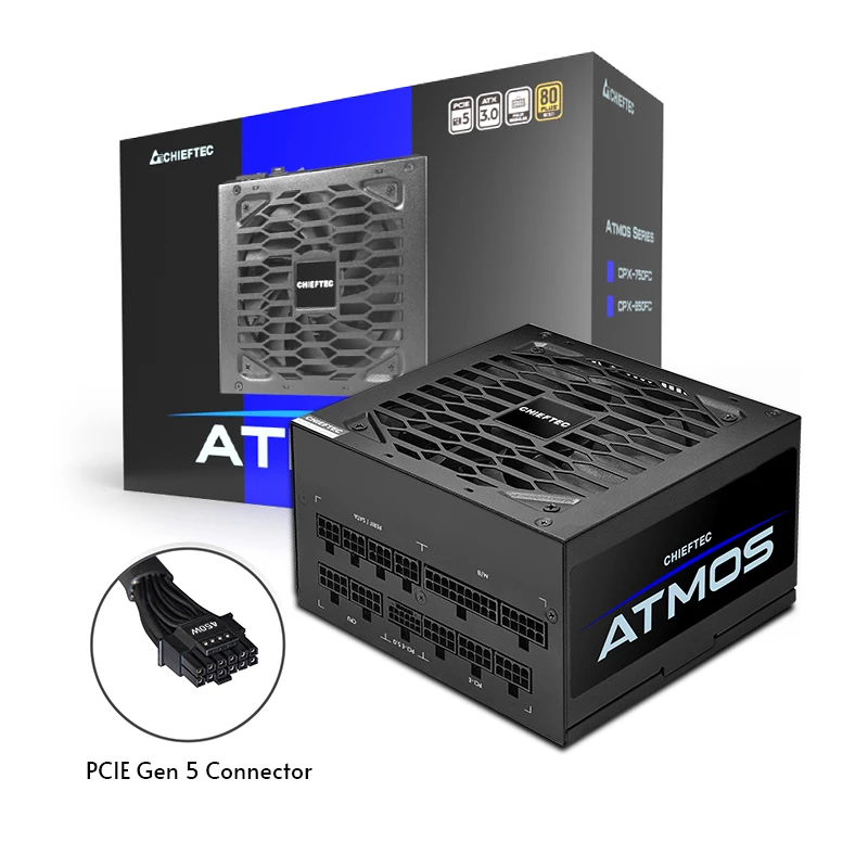 Chieftec Atmos toiteplokk 850 W 20+4 pin ATX ATX Must