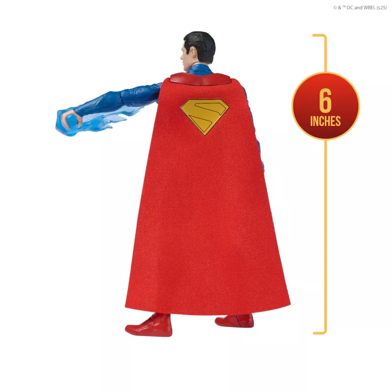 DC Comics , SUPERMAN Epic Strike tegevusfiguur, 6-tolline, autentse filmistiiliga, sisaldab 2 tarvikut, mänguasjad poistele ja tüdrukutele alates 4. eluaastast