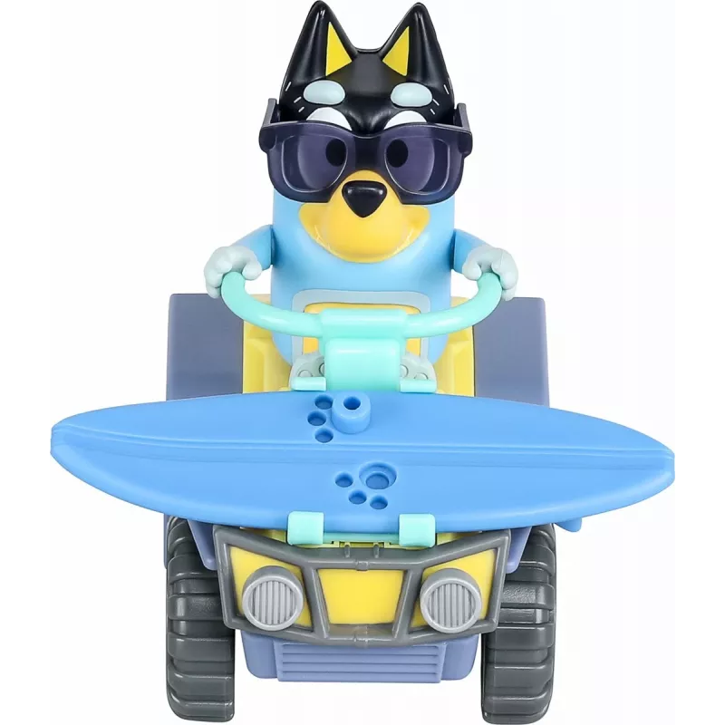 Moose Toys Bluey S9 kuju ja sõiduki komplekt Rand-ATV koos Banditiga