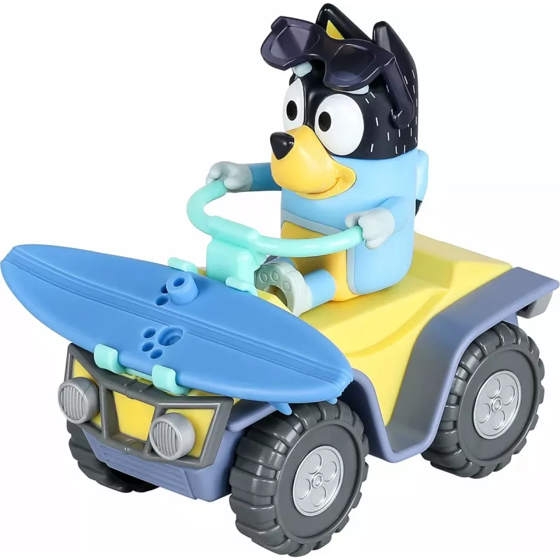 Moose Toys Bluey S9 kuju ja sõiduki komplekt Rand-ATV koos Banditiga