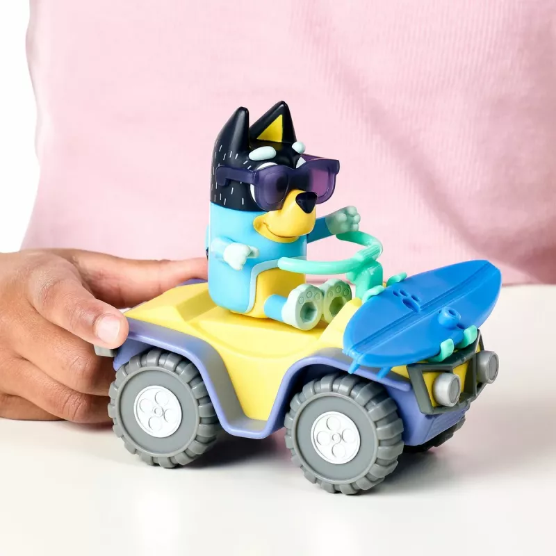 Moose Toys Bluey S9 kuju ja sõiduki komplekt Rand-ATV koos Banditiga