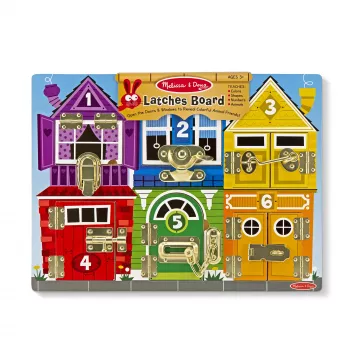 Melissa & Doug MDT MSK riividega tegevustahvel GML, 3 a, puit, mitmevärviline