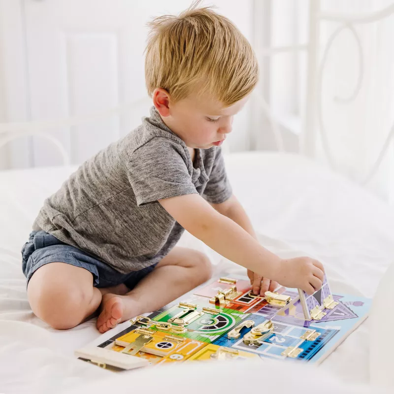 Melissa & Doug MDT MSK riividega tegevustahvel GML, 3 a, puit, mitmevärviline