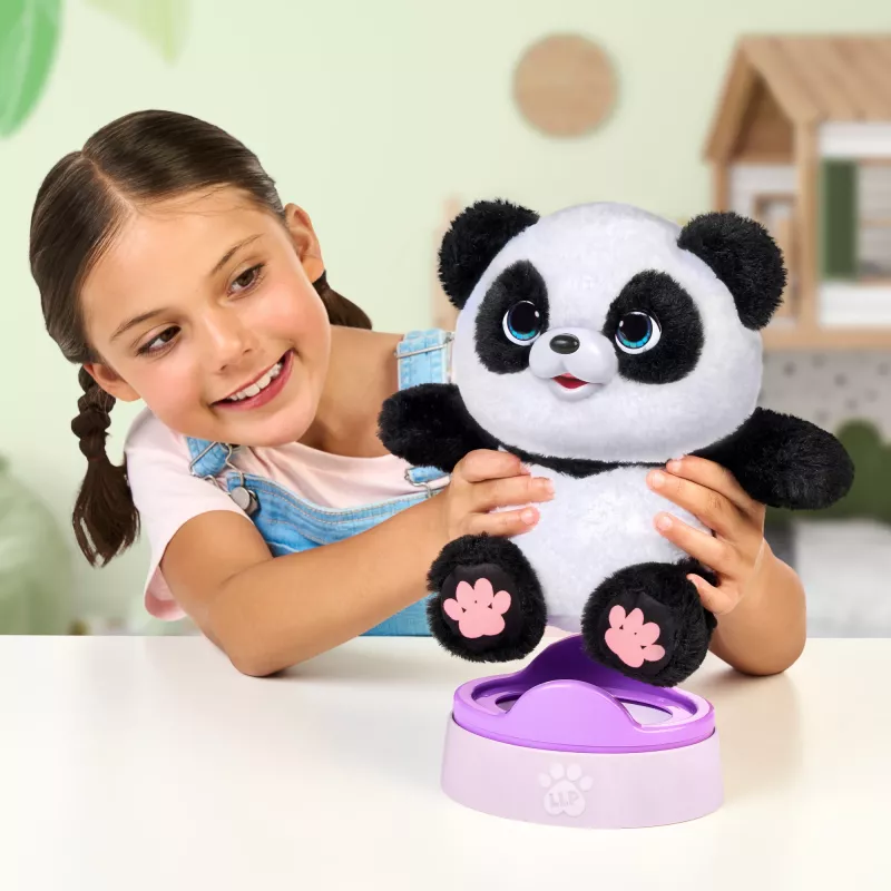 Moose Toys Little Live Pets My Baby Panda Chuchu, Mängupanda, 4 a, Interaktiivne, Heliga, AA