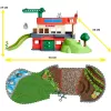 Mängukomplekt Simba‑Dickie Majorette CLAAS Farm Playset — mänguhooned, taluteemaline mängukomplekt