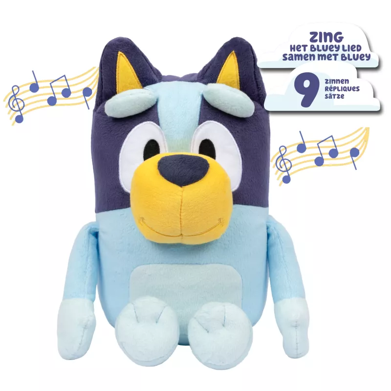 Moose Toys Pratende BLUEY, Multifilmi tegelane, 3 a, Heliga, AA, Patareid kaasas