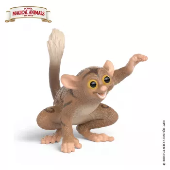 schleich Fitzgeraldo the Tarsier, 3 a, mitmevärviline, plastik